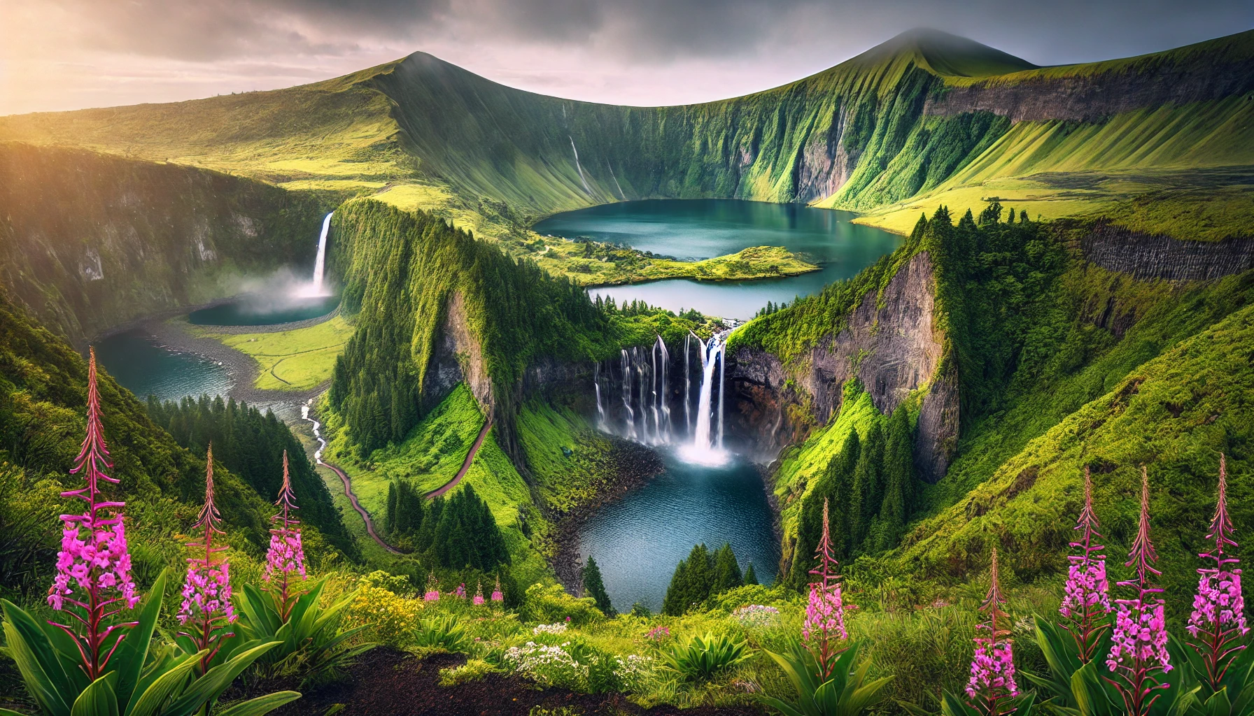 Wasserfälle von Flores