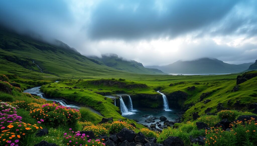 Azoren Regenzeit Landschaft Azoren Regenzeit Landschaft