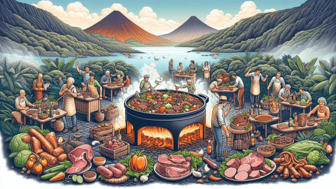 Lokale Grillfeste mit den Einheimischen – Probieren Sie Cozido das Furnas Eintopf aus vulkanischer Erde