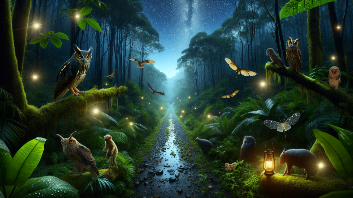 Nachtwanderungen im Regenwald – Entdeckung der nachtaktiven Tierwelt