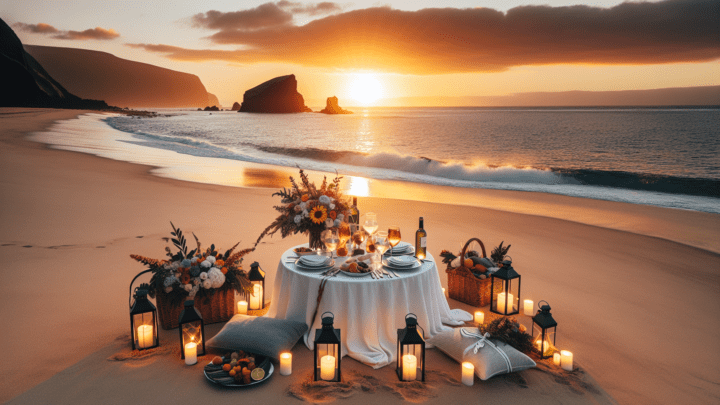 Privates Dinner am Strand – romantisch und unvergesslich