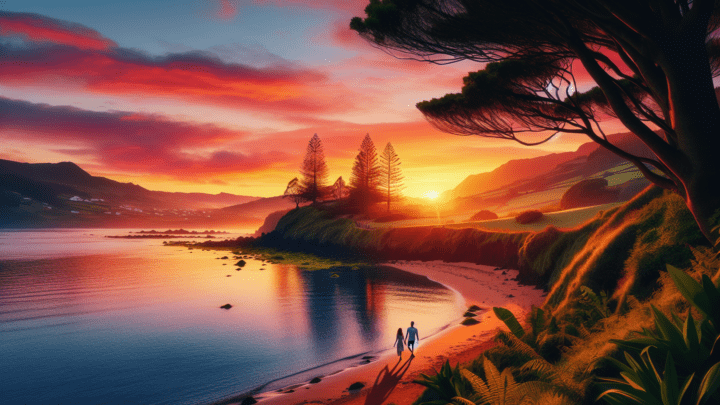 Romantische Spaziergänge bei Sonnenuntergang – Erholung pur