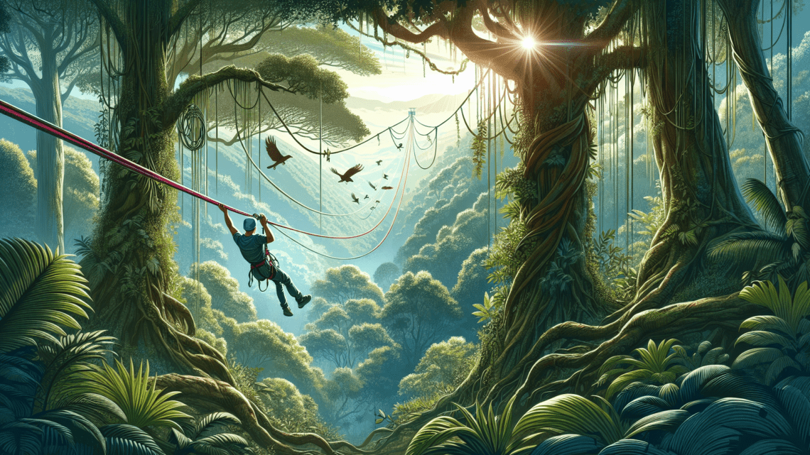 Seilrutschen durch den Dschungel – Adrenalinkick garantiert