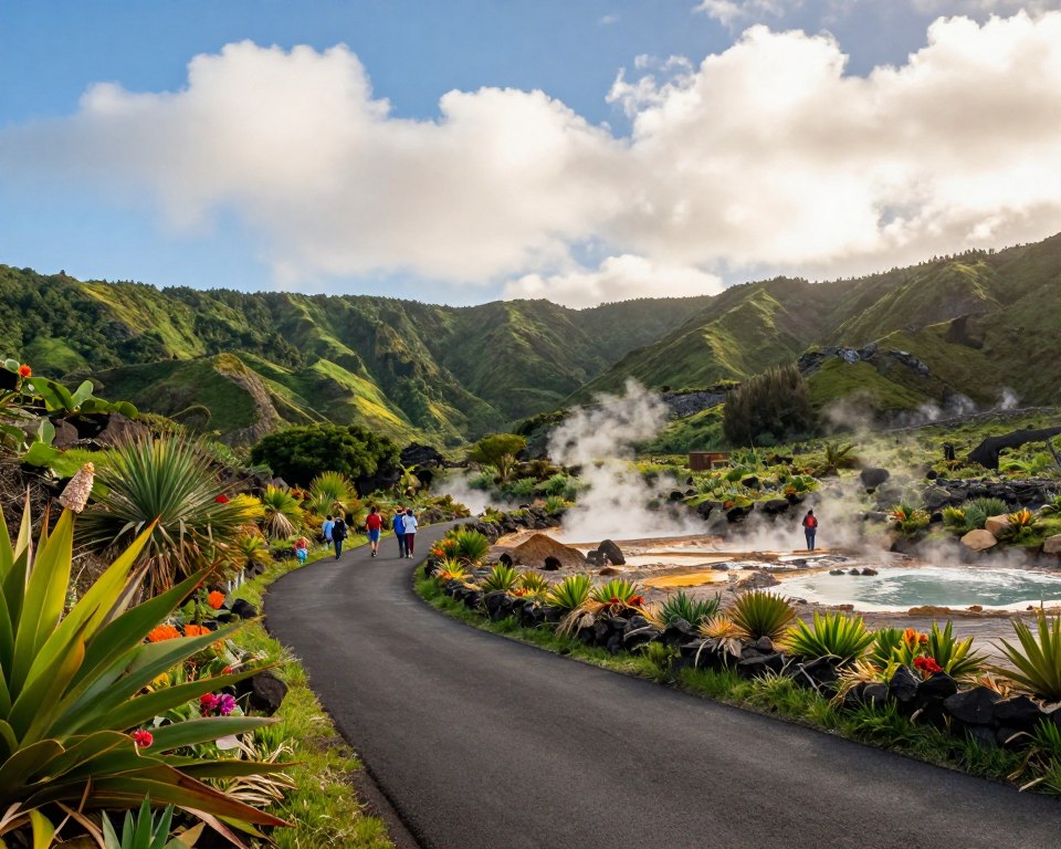 Anreise zu Caldeira Velha auf São Miguel