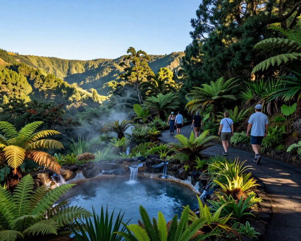 Caldeira Velha Besuch Azoren Tourismus