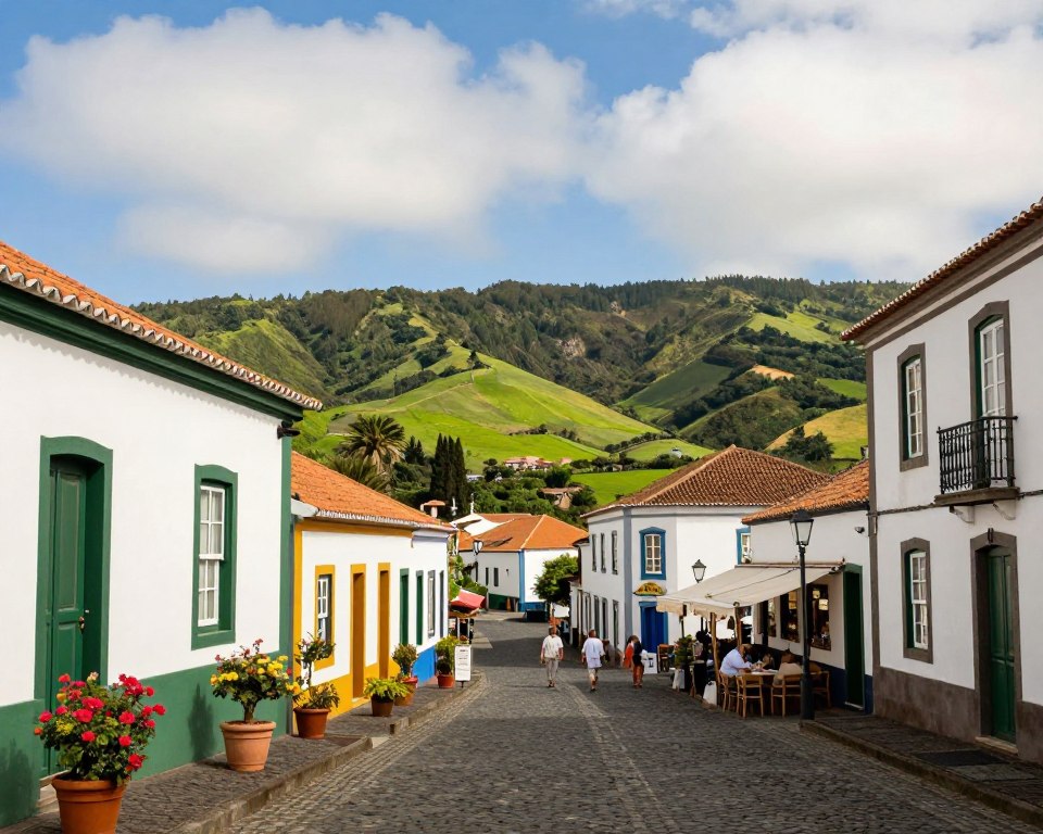 Santa Cruz Graciosa Stadtansicht