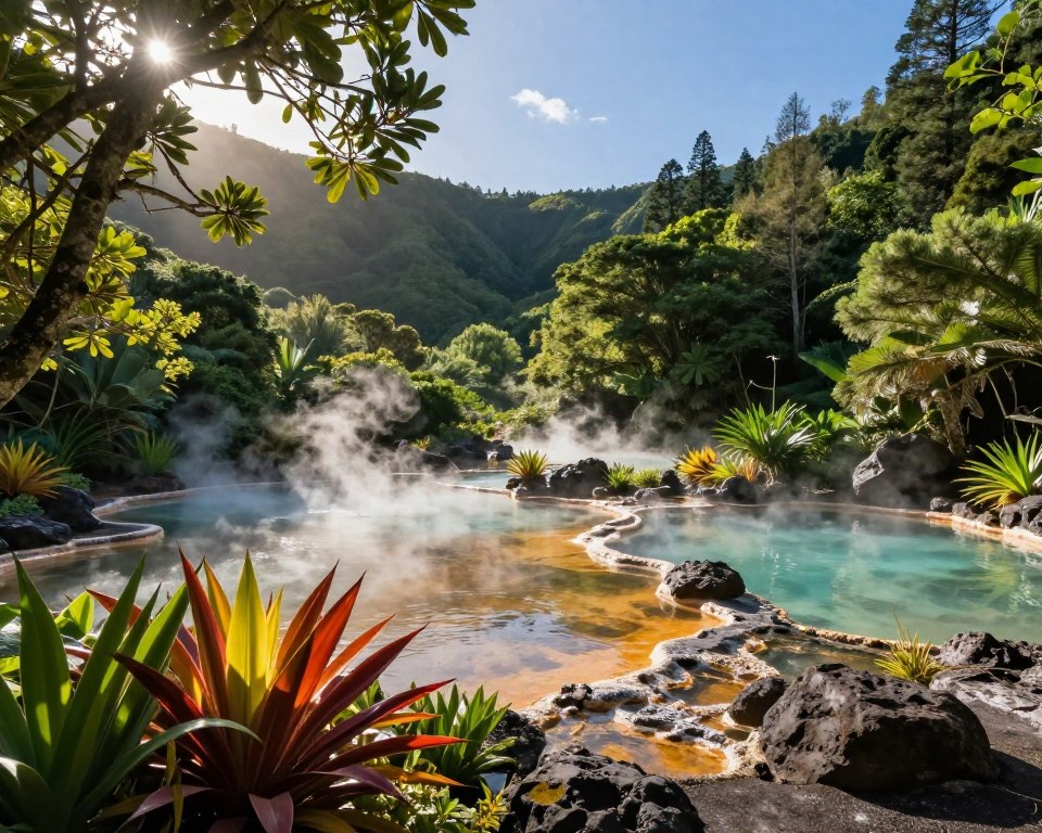 Caldeira Velha: Thermalquellen auf den Azoren